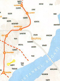 Dobner Metalldecken in U-Bahnh&ouml;fen von Istanbul, T&uuml;rkei